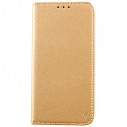 Volte-Tel Θήκη Βιβλίο Samsung Galaxy J6 Plus Χρυσή Pocket Magnet Book Gold
