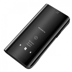 Samsung Galaxy A40 Θήκη Βιβλίο Μαύρο Clear View Stand Black