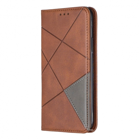 Θήκη iPhone 11 Pro Βιβλίο Καφέ Rhombus Texture Horizontal Flip Magnetic Leather Case Brown