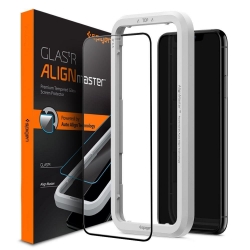 Spigen AlignMaster iPhone 11 / XR Full Face Tempered Glass AGL00106
