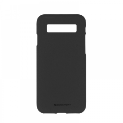 Θήκη Samsung Galaxy S10e Σιλικόνης Μαύρη Goospery Soft Feeling Silicone Case Black (8809640692369)