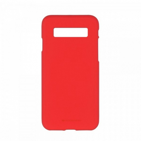 Θήκη Samsung Galaxy S10e Σιλικόνης Κόκκινη Goospery Soft Feeling Silicone Case Red (8809640692383)