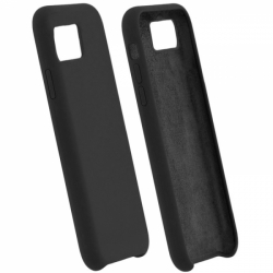 Θήκη iPhone 11 Pro Σιλικόνης Μαύρη Vennus Real Smooth Silicone Case Black