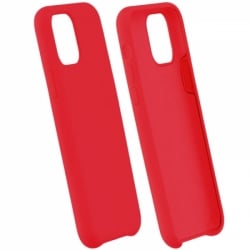 Θήκη iPhone 11 Pro Σιλικόνης Κόκκινη Vennus Real Smooth Silicone Case Red