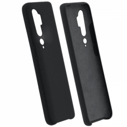 Θήκη Xiaomi Mi Note 10 / 10 Pro Σιλικόνης Μαύρη Vennus Real Smooth Silicone Case Black