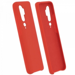 Θήκη Xiaomi Mi Note 10 / 10 Pro Σιλικόνης Κόκκινη Vennus Real Smooth Silicone Case Red