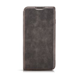 Θήκη Samsung Galaxy S20+ Βιβλίο Μαύρο Retro Simple Ultra-thin Magnetic PU Leather Case with Holder & Card Slots & Lanyard Black