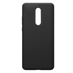 Θήκη Xiaomi Redmi 8 Σιλικόνης Μαύρη Matt Silicone Case Black