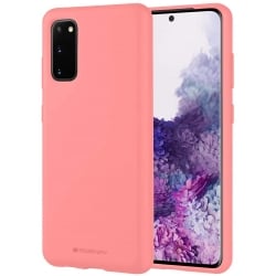 Θήκη Samsung Galaxy S20 Σιλικόνης Ροζ Goospery Soft Feeling Silicone Case Pink