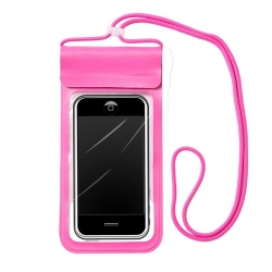 Αδιάβροχη Θήκη για Κινητά έως 6.6'' Universal Waterproof Phone Case Pink