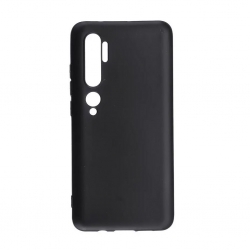Θήκη Xiaomi Mi Note 10 / 10 Pro Σιλικόνης Μαύρη MATT TPU Silicone Case Black