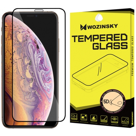 Wozinsky iPhone 11 Pro Max / XS Max Full Glue Full Face Case Friendly Black Αντιχαρακτικό Γυαλί 9H