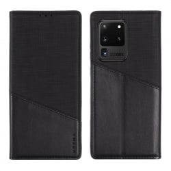 Θήκη Samsung Galaxy S20 Ultra Βιβλίο Μαύρο MUXMA MX109 Horizontal Flip Case with Holder & Card Slot & Wallet Black