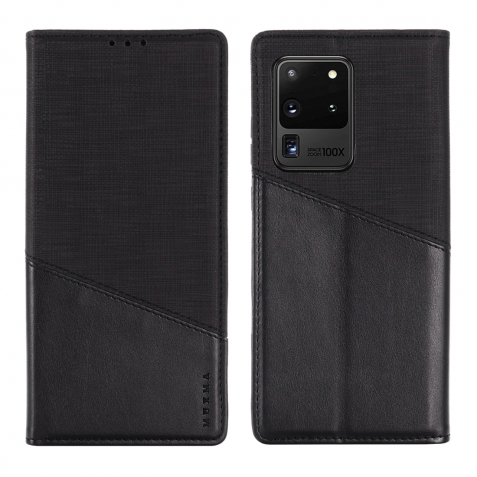 Θήκη Samsung Galaxy S20 Ultra Βιβλίο Μαύρο MUXMA MX109 Horizontal Flip Case with Holder & Card Slot & Wallet Black