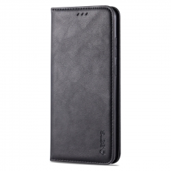Θήκη Samsung Galaxy S20 Ultra Βιβλίο Μαύρο AZNS Retro Texture Magnetic Horizontal Flip Case Black