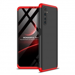 Σκληρή Θήκη Realme 6 Pro Μαύρη - Κόκκινη GKK Full Coverage Protective Hard Case Black - Red