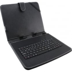 Esperanza Θήκη με Πληκτρολόγιο για Tablet 7″ Case With Keyboard MADERA EK123 Black (5901299904169)