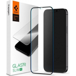 Spigen Apple iPhone 12 mini GLAS.tR HD Full Screen Tempered Glass Αντιχαρακτικό Γυαλί Οθόνης 9H - Black - AGL01534