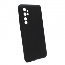 Θήκη Xiaomi Mi Note 10 Lite Σιλικόνης Μαύρη Matt TPU Silicone Case Black