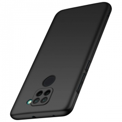 Θήκη Xiaomi Redmi Note 9 Σιλικόνης Μαύρη Matt TPU Silicone Case Black