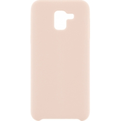 Θήκη Samsung Galaxy J6 Plus 2018 Σιλικόνης Ροζ Vennus Real Smooth Silicone Case Pink (5900217289586)