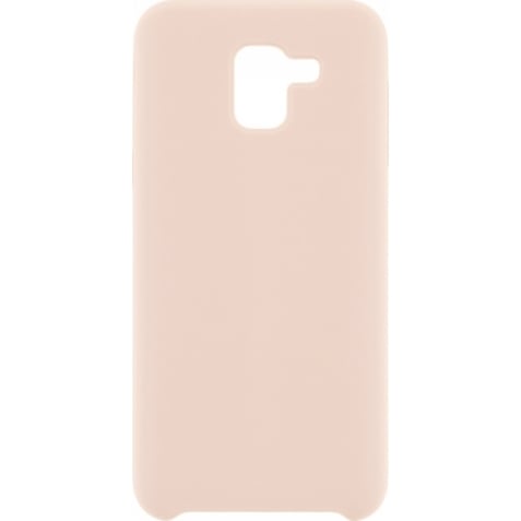 Θήκη Samsung Galaxy J6 Plus 2018 Σιλικόνης Ροζ Vennus Real Smooth Silicone Case Pink (5900217289586)