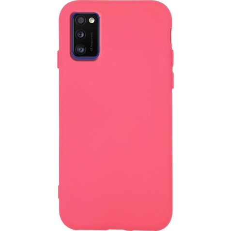 Θήκη Samsung Galaxy A41 Σιλικόνης Ροζ Silicone Case Pink