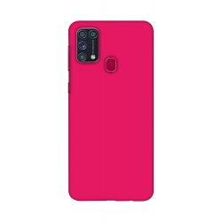 Θήκη Samsung Galaxy M31 Σιλικόνης Ροζ Slim Fit Liquid Silicone Case Pink