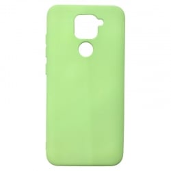 Θήκη Xiaomi Redmi Note 9 Σιλικόνης Πράσινη Slim Fit Liquid Silicone Case Green