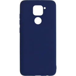 Θήκη Xiaomi Redmi Note 9 Σιλικόνης Μπλε Slim Fit Liquid Silicone Case Blue