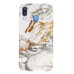 Θήκη Samsung Galaxy A40 Σιλικόνης Marble Silicone Case Design 2