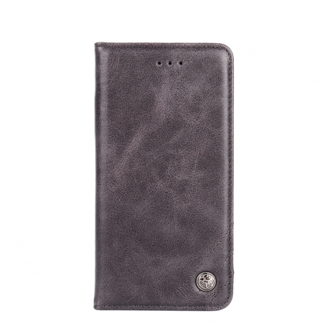 Θήκη Samsung Galaxy A51 4G Βιβλίο Γκρι Non-Magnetic Retro Texture Horizontal Flip Case with Holder & Card Slots & Wallet Gray