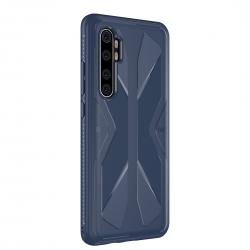 Θήκη Xiaomi Mi Note 10 Lite Σιλικόνης Μπλε Butterfly Shadow Shockproof Rubber TPU Protective Case Blue