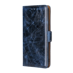 Θήκη Huawei P Smart 2021 Βιβλίο Μπλε Knead Pattern Texture Side Buckle Horizontal Flip Case Blue