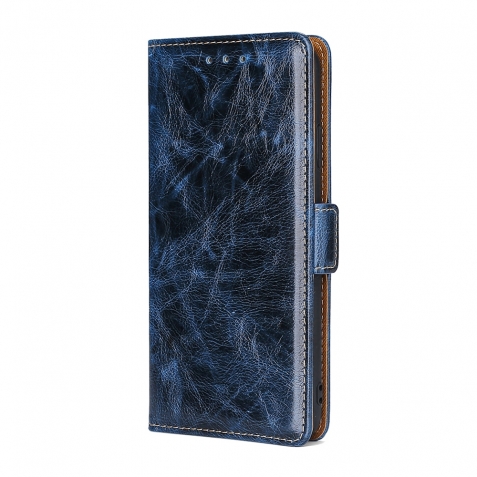 Θήκη Huawei P Smart 2021 Βιβλίο Μπλε Knead Pattern Texture Side Buckle Horizontal Flip Case Blue