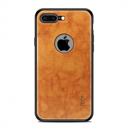 Θήκη iPhone 7 Plus / 8 Plus Καφέ MOFI Shockproof PC+TPU+PU Leather Protective Back Case Brown