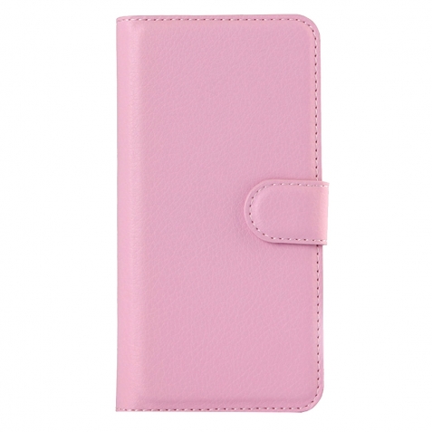 Θήκη iPhone 6 Plus / 6s Plus Βιβλίο Ροζ Litchi Texture Horizontal Flip Case Pink