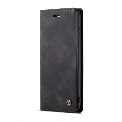 Θήκη iPhone 6 Plus / 6s Plus Βιβλίο Μαύρο CaseMe-013 Multifunctional Retro Frosted Horizontal Flip Case Black