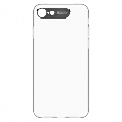 Σκληρή Θήκη iPhone SE 2022 / SE 2020 / 8 / 7 Διάφανη - Μαύρη TOTUDESIGN Clear Crystal Series Transparent PC Protective Case Blac
