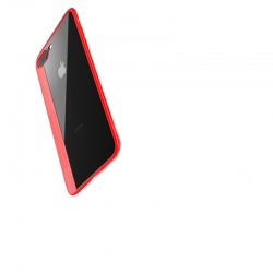 Θήκη iPhone 7 Plus / 8 Plus Διάφανη - Κόκκινη TOTUDESIGN TPU + PC Dropproof Protective Back Cover Case Red