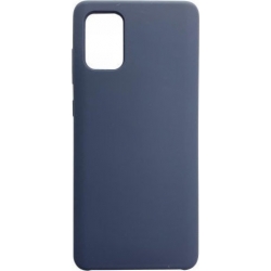 Θήκη Samsung Galaxy A71 Σιλικόνης Μπλε Vennus Real Smooth Silicone Case Blue (5900217345626)