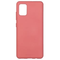 Θήκη Samsung Galaxy A41 Σιλικόνης Ροζ Goospery Soft Feeling Silicone Case Pink