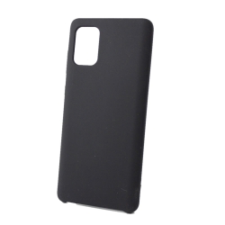 Θήκη Samsung Galaxy M51 Σιλικόνης Μαύρη Vennus Real Smooth Silicone Case Black (5900217380177)