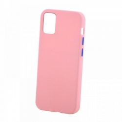 Θήκη Samsung Galaxy M31s Σιλικόνης Απαλό Ροζ Solid Silicone Case Light Pink