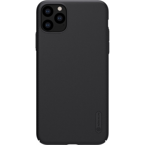 Σκληρή Θήκη iPhone 11 Pro Max Μαύρη Nillkin Frosted Shield Hard Case + Kickstand Black (6902048184145)