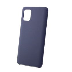 Θήκη Samsung Galaxy A51 4G Σιλικόνης Μπλε Vennus Real Smooth Silicone Case Blue (5900217345596)