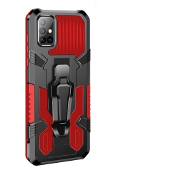 Θήκη Xiaomi Redmi Note 9 Κόκκινη Machine Armor Warrior Shockproof PC + TPU Protective Case Red