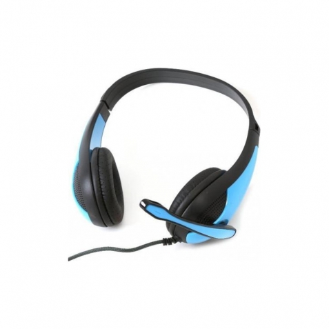 Freestyle Hi-Fi Stereo Headset Με Μικρόφωνο Και Αντάπτορας 2-1 FH4008 Black - Blue