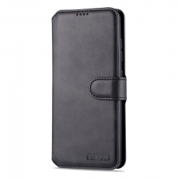Θήκη Samsung Galaxy A71 Βιβλίο Μαύρο AZNS Calf Texture Horizontal Flip Case Black