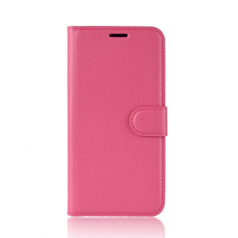 Θήκη Samsung Galaxy A71 Βιβλίο Φούξια Litchi Texture Horizontal Flip Protective Case Fuchsia